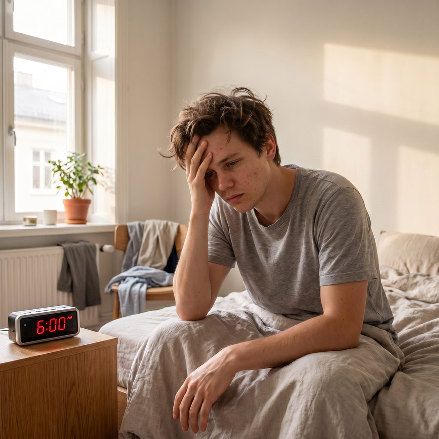 Snooze, scrollen, verschlafen